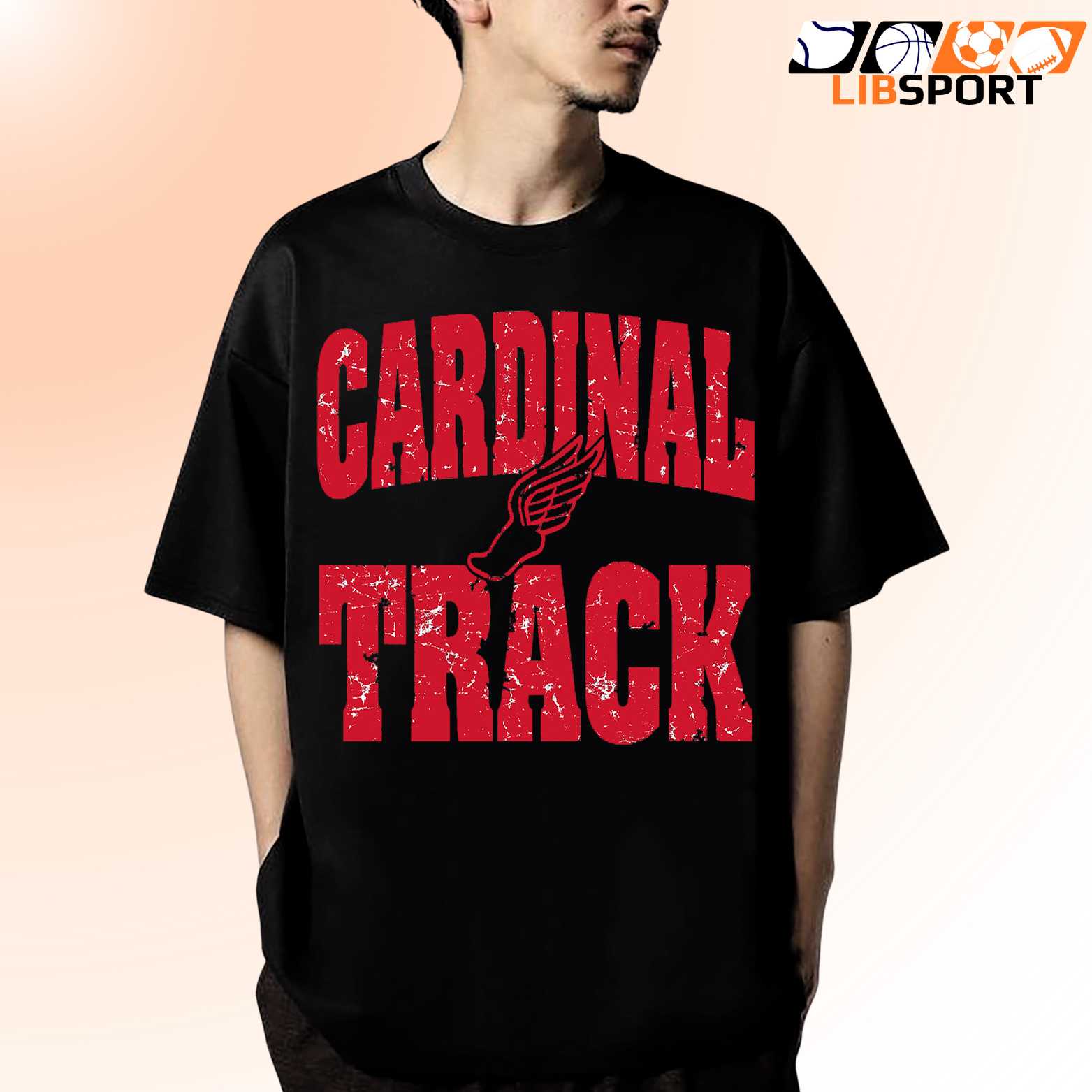 Cardinals Track Graphic Tee, Unisex T Shirt, Game Day Shirt